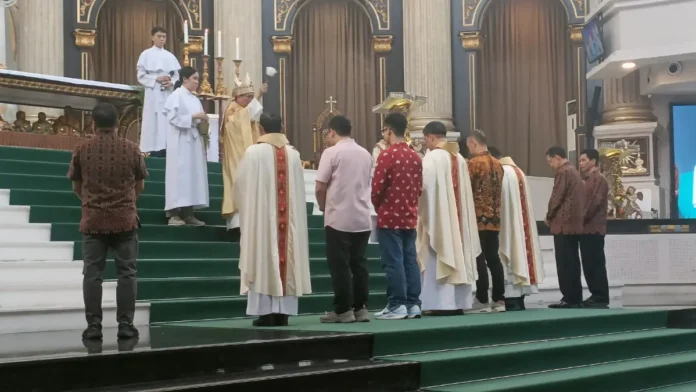 Pembukaan Pesparani Katolik Kalbar II di Pontianak oleh Mgr Samuel Oton Sidin OFM Cap.